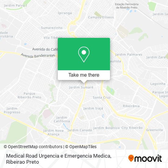 Mapa Medical Road Urgencia e Emergencia Medica