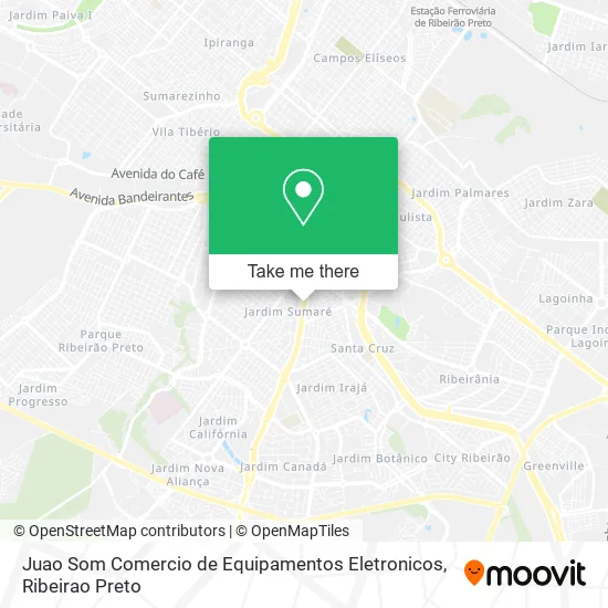 Juao Som Comercio de Equipamentos Eletronicos map