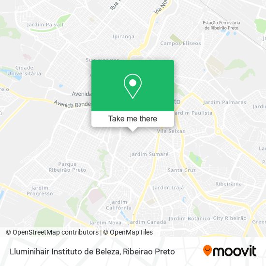 Mapa Lluminihair Instituto de Beleza