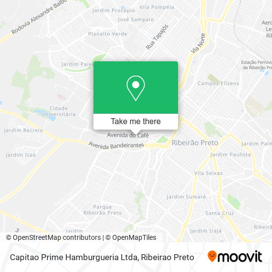 Mapa Capitao Prime Hamburgueria Ltda