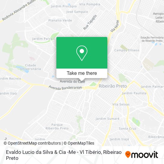 Evaldo Lucio da Silva & Cia -Me - Vl Tibério map