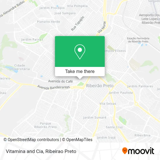 Vitamina and Cia map