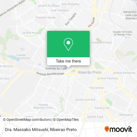 Dra. Massako Mitsushi map