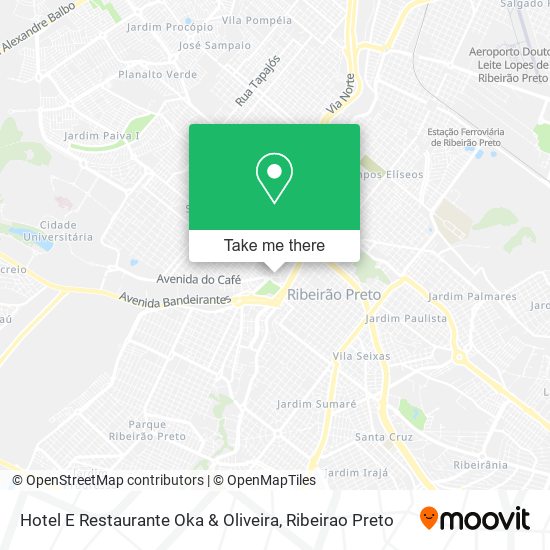 Hotel E Restaurante Oka & Oliveira map