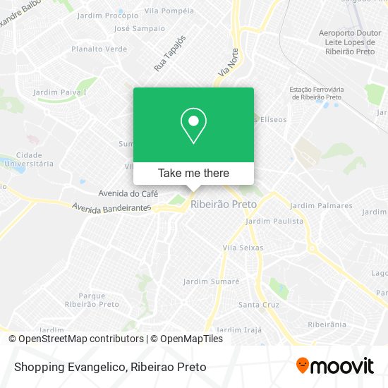 Shopping Evangelico map