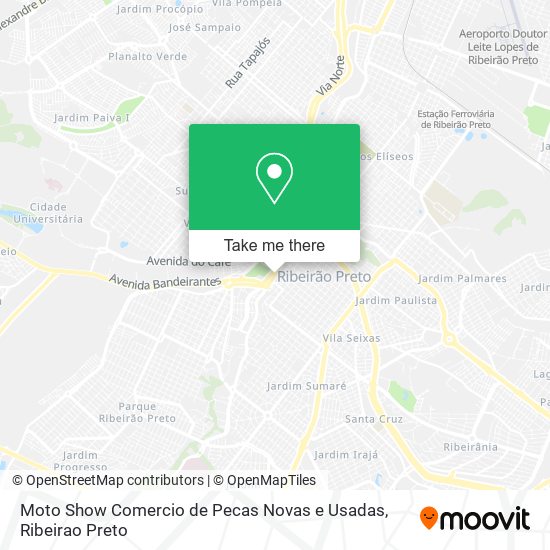 Moto Show Comercio de Pecas Novas e Usadas map