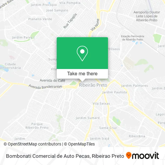 Bombonati Comercial de Auto Pecas map