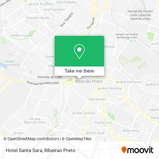 Hotel Santa Sara map