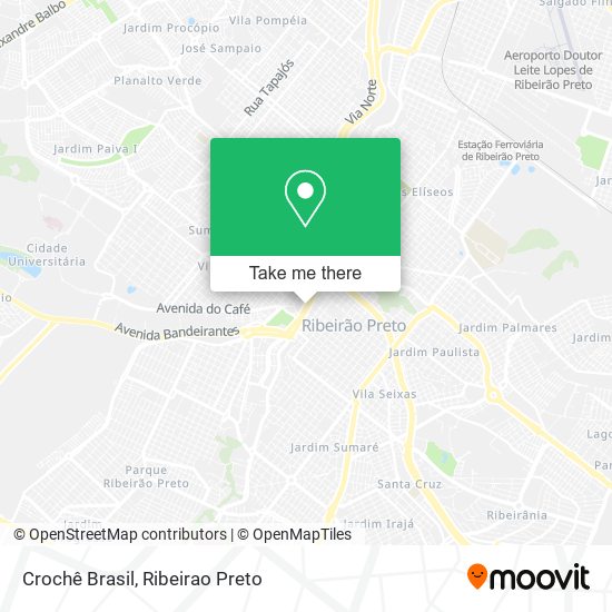 Crochê Brasil map
