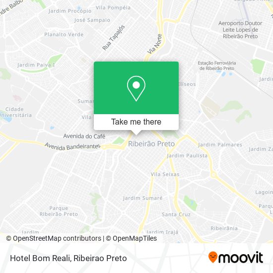 Hotel Bom Reali map