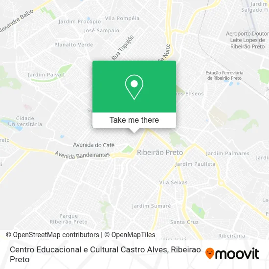 Centro Educacional e Cultural Castro Alves map