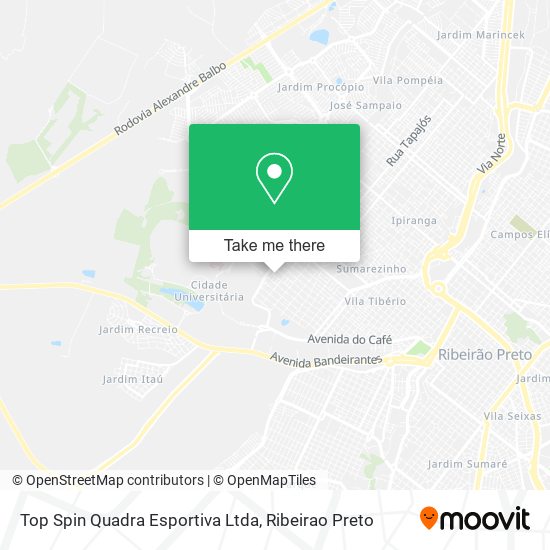 Top Spin Quadra Esportiva Ltda map