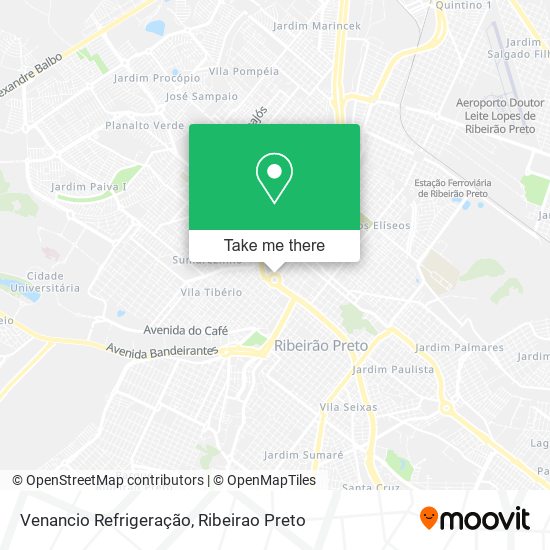 Venancio Refrigeração map