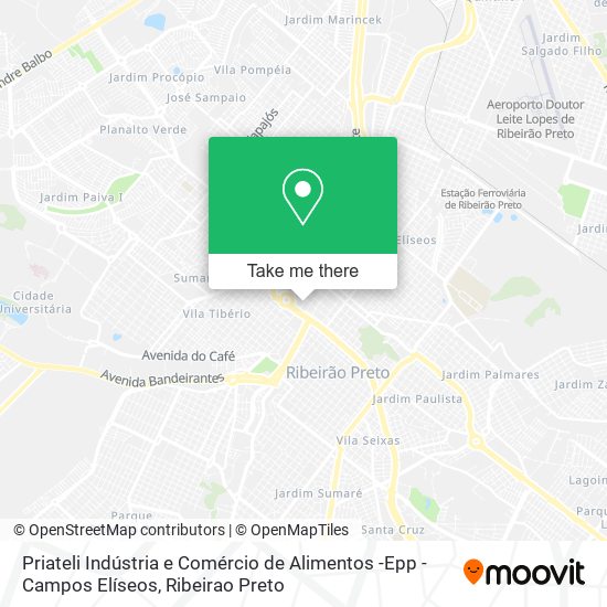 Priateli Indústria e Comércio de Alimentos -Epp - Campos Elíseos map