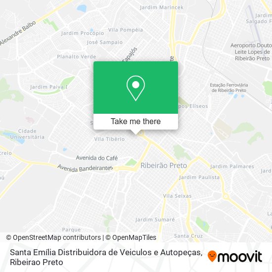 Santa Emília Distribuidora de Veiculos e Autopeças map