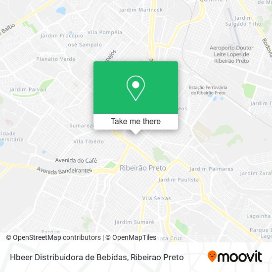 Hbeer Distribuidora de Bebidas map