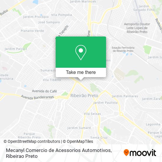 Mapa Mecanyl Comercio de Acessorios Automotivos