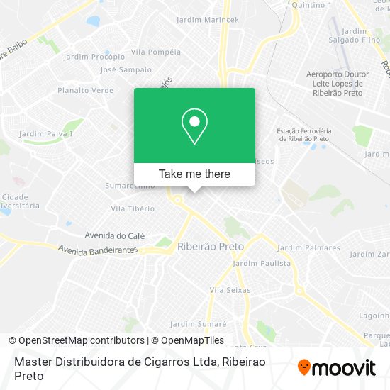 Master Distribuidora de Cigarros Ltda map