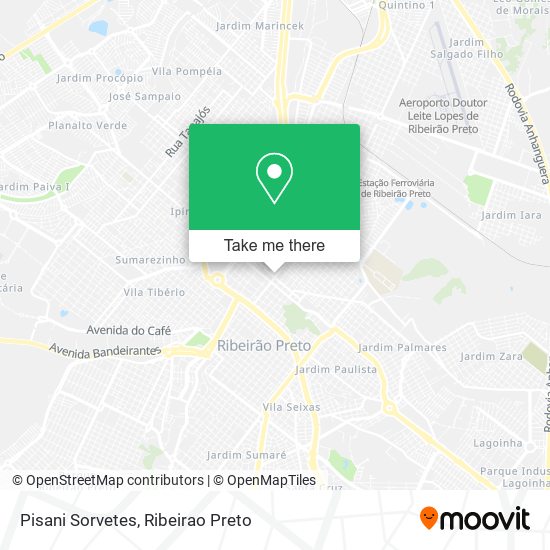 Pisani Sorvetes map