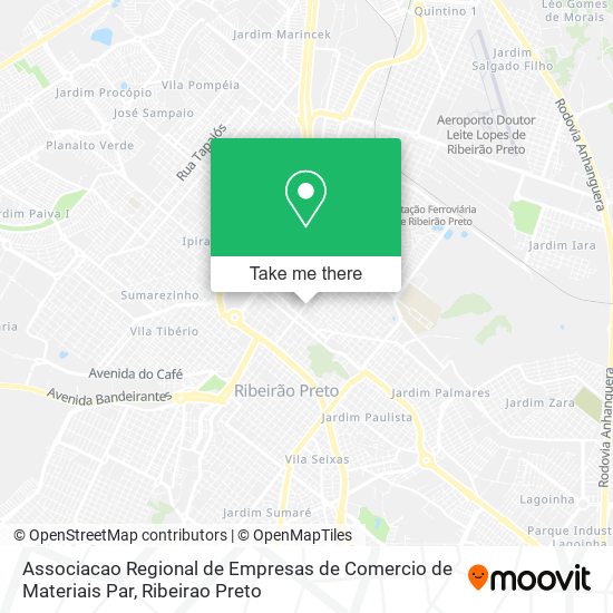 Associacao Regional de Empresas de Comercio de Materiais Par map