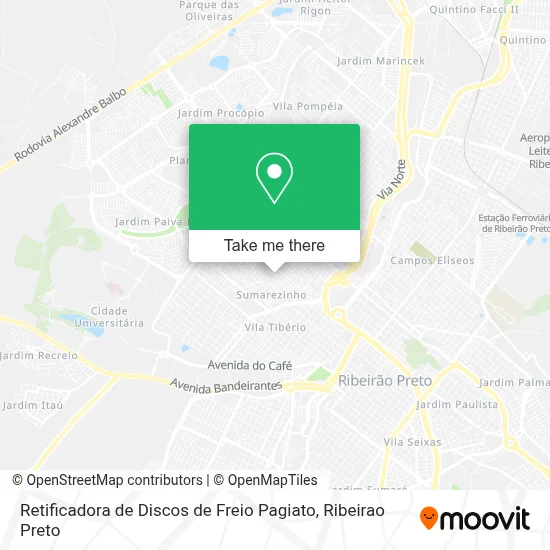 Retificadora de Discos de Freio Pagiato map