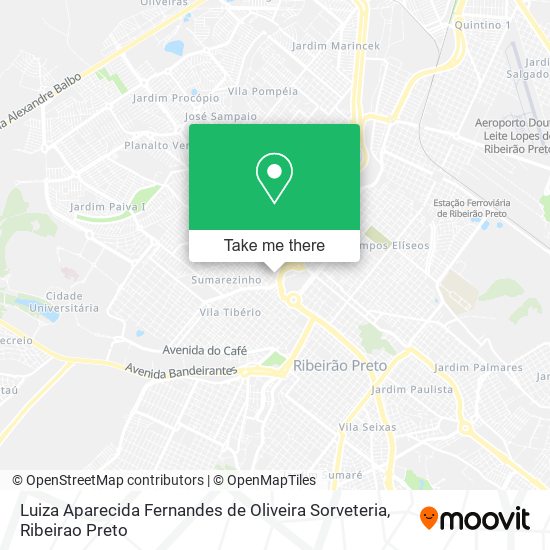 Luiza Aparecida Fernandes de Oliveira Sorveteria map