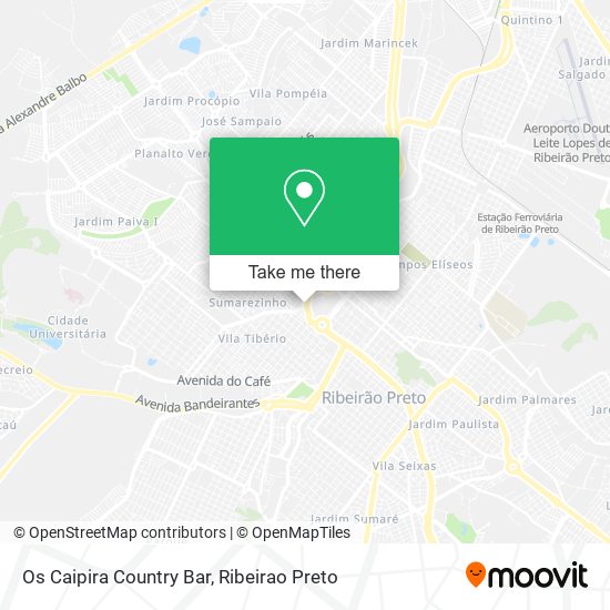 Os Caipira Country Bar map