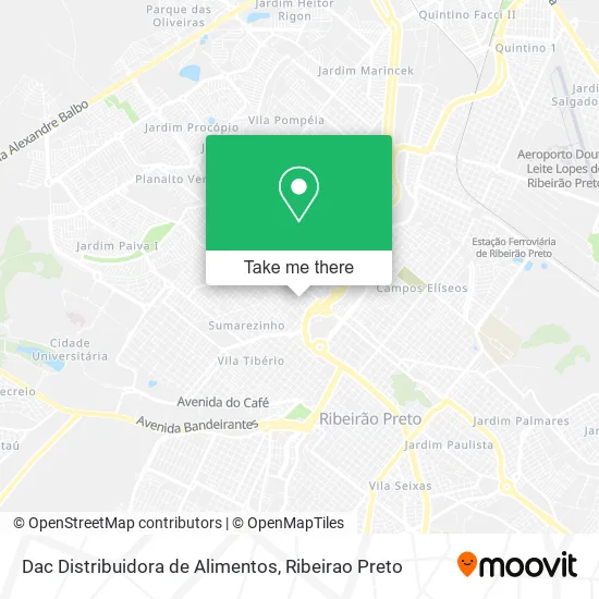 Dac Distribuidora de Alimentos map