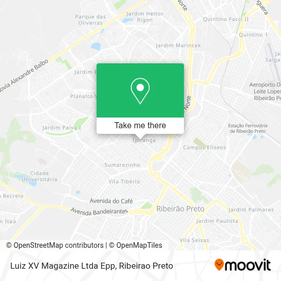 Luiz XV Magazine Ltda Epp map