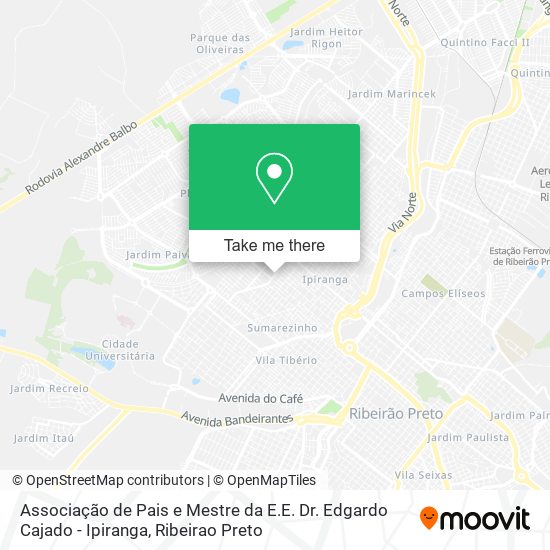 Associação de Pais e Mestre da E.E. Dr. Edgardo Cajado - Ipiranga map