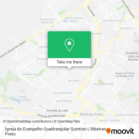 Igreja do Evangelho Quadrangular Quintino I map