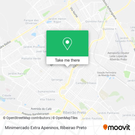 Minimercado Extra Apeninos map
