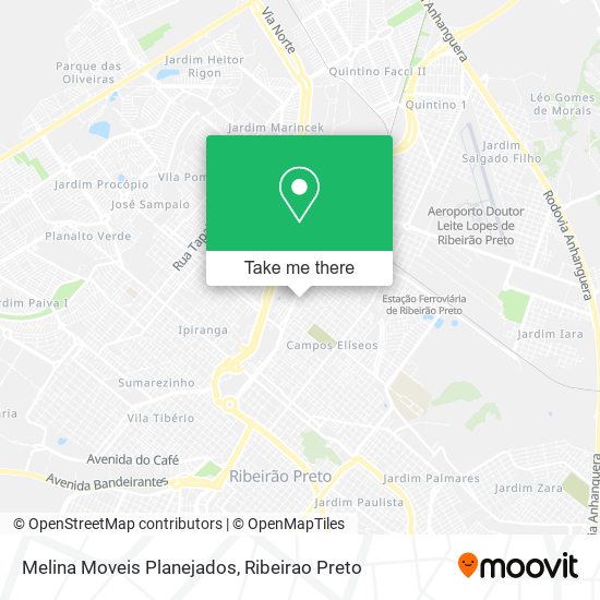 Mapa Melina Moveis Planejados