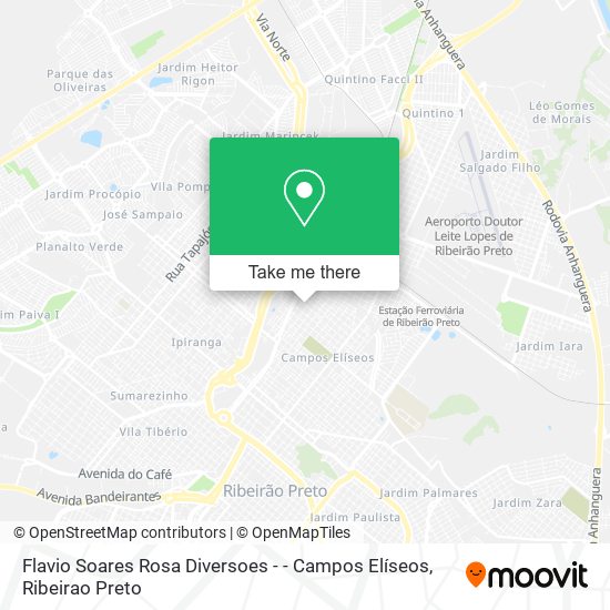 Flavio Soares Rosa Diversoes - - Campos Elíseos map