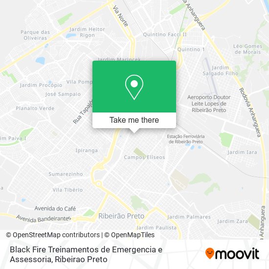 Black Fire Treinamentos de Emergencia e Assessoria map