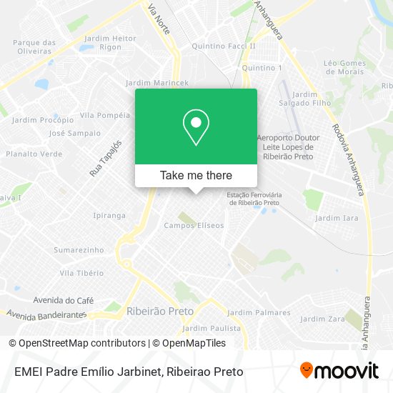 Mapa EMEI Padre Emílio Jarbinet