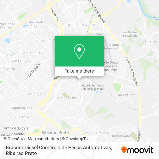 Bracoro Diesel Comercio de Pecas Automotivas map
