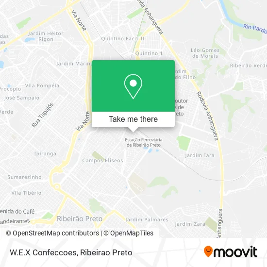 W.E.X Confeccoes map