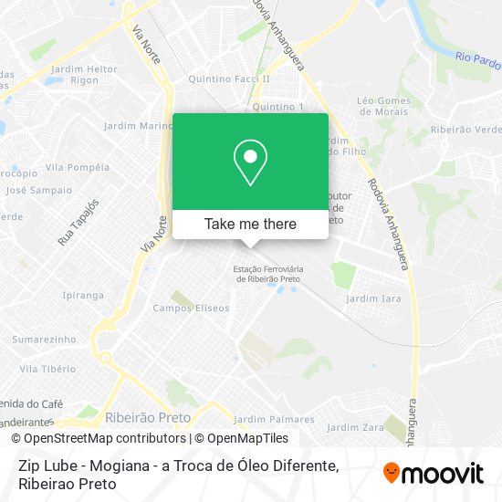 Zip Lube - Mogiana - a Troca de Óleo Diferente map