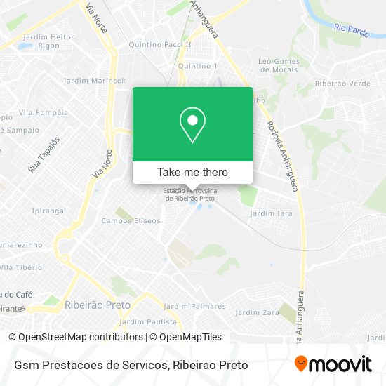 Mapa Gsm Prestacoes de Servicos