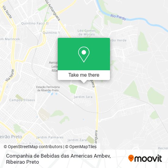 Companhia de Bebidas das Americas Ambev map