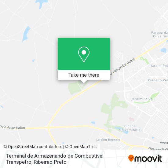 Terminal de Armazenando de Combustível Transpetro map