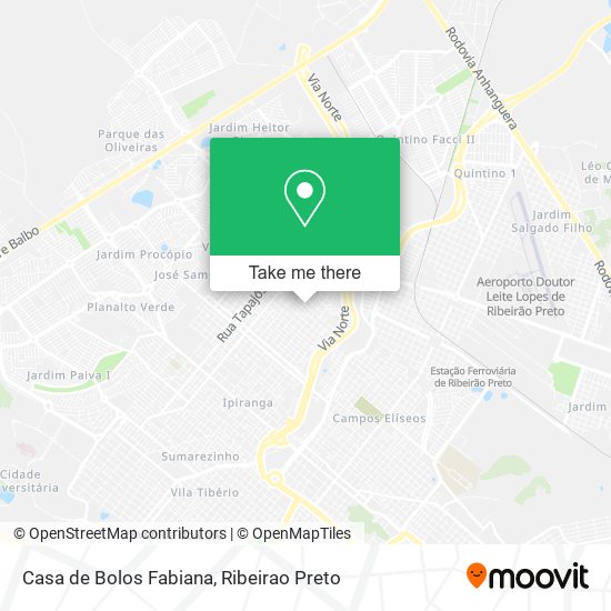Casa de Bolos Fabiana map