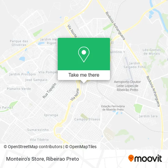 Monteiro's Store map