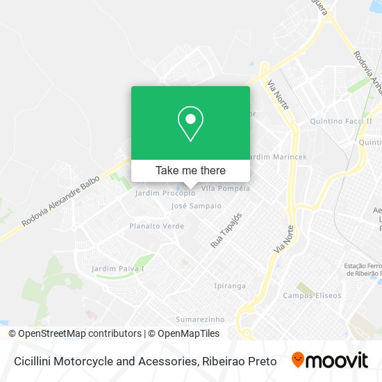 Cicillini Motorcycle and Acessories map