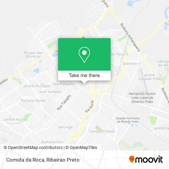 Comida da Roca map