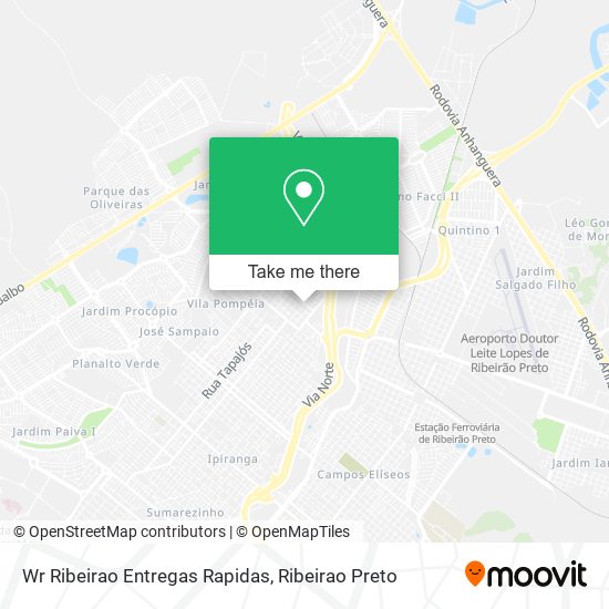 Wr Ribeirao Entregas Rapidas map