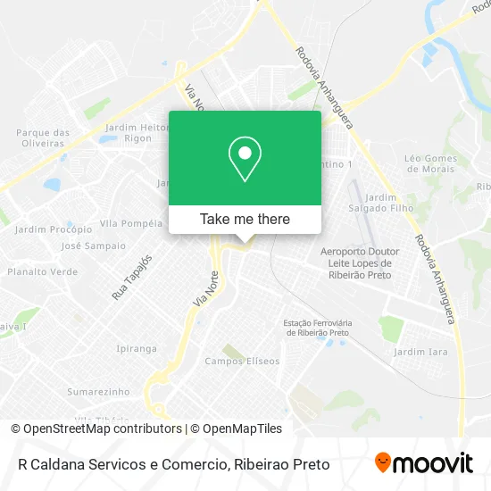 R Caldana Servicos e Comercio map