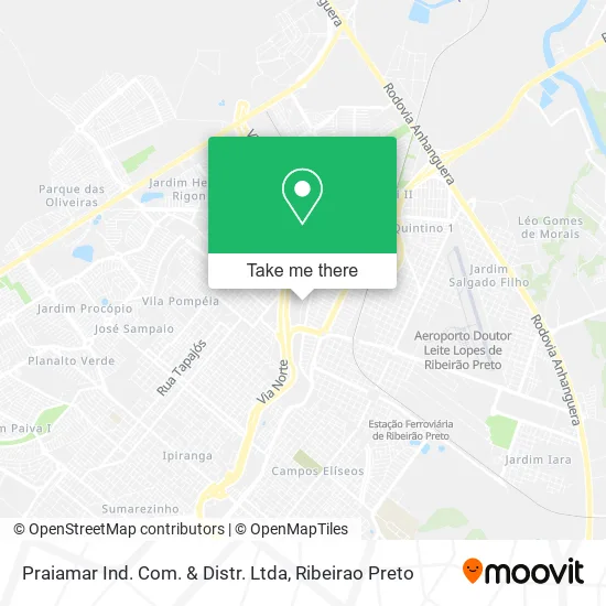 Praiamar Ind. Com. & Distr. Ltda map
