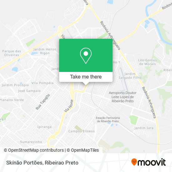 Skínão Portões map